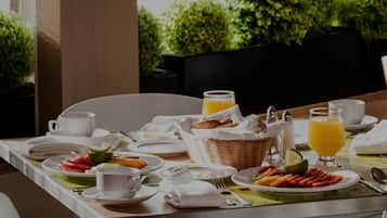 Morgenmadsbuffet hver dag mod et gebyr