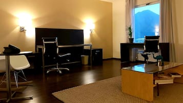 In-room safe, desk, blackout curtains, iron/ironing board