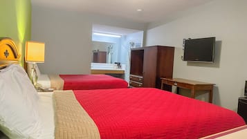 Desk, iron/ironing board, free WiFi, bed sheets