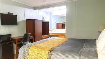 Desk, iron/ironing board, free WiFi, bed sheets