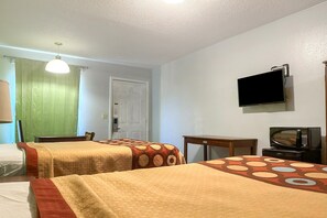 Room, 2 Queen Beds, Non Smoking | Desk, iron/ironing board, free WiFi, bed sheets - OYO Hickory House Inn (Dexter)