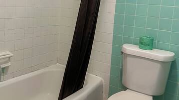 Room, 2 Queen Beds, Non Smoking | Bathroom | Free toiletries, hair dryer, towels