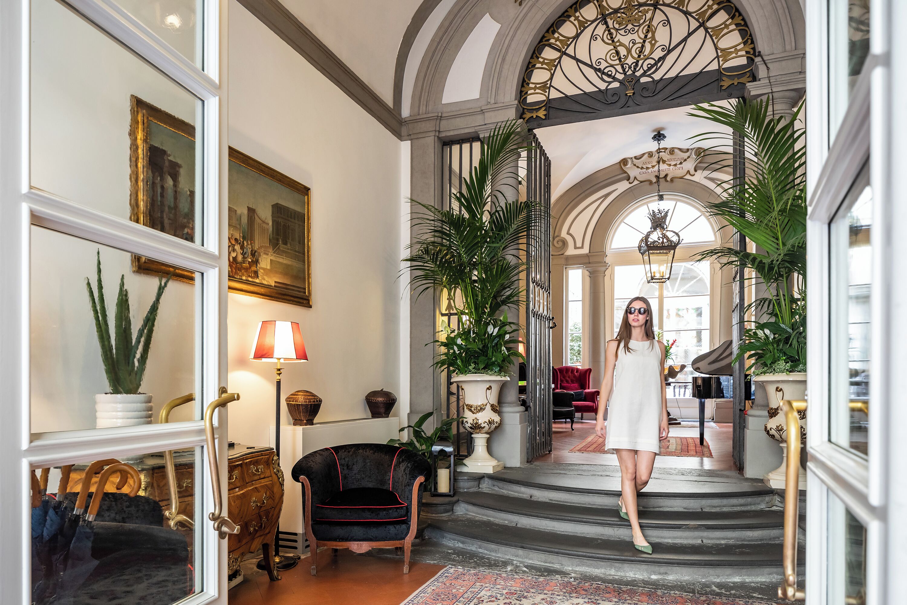 Entrada de la propiedad