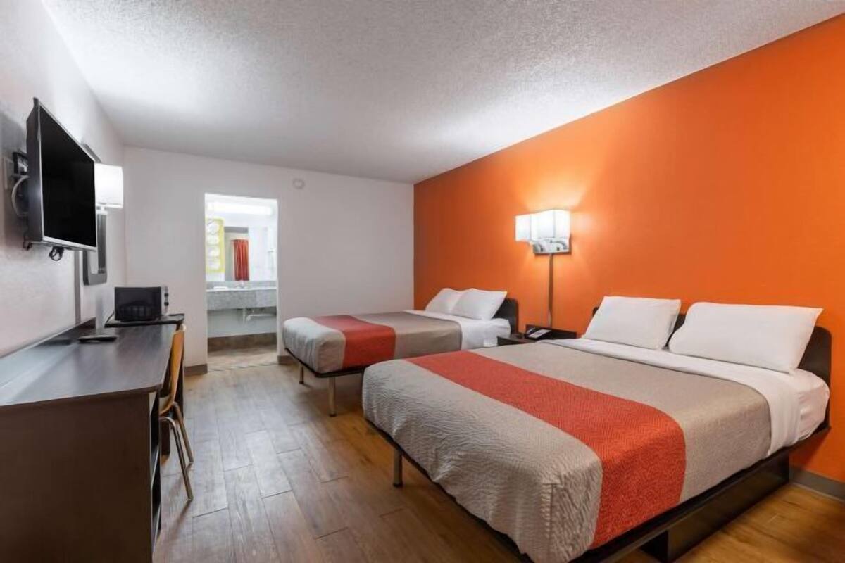 Desk, blackout curtains, iron/ironing board (on request), free WiFi