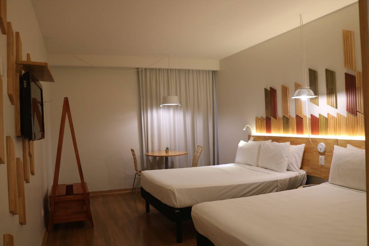 standard duas camas casal | hypo-allergenic bedding, minibar, in-room safe, individually decorated