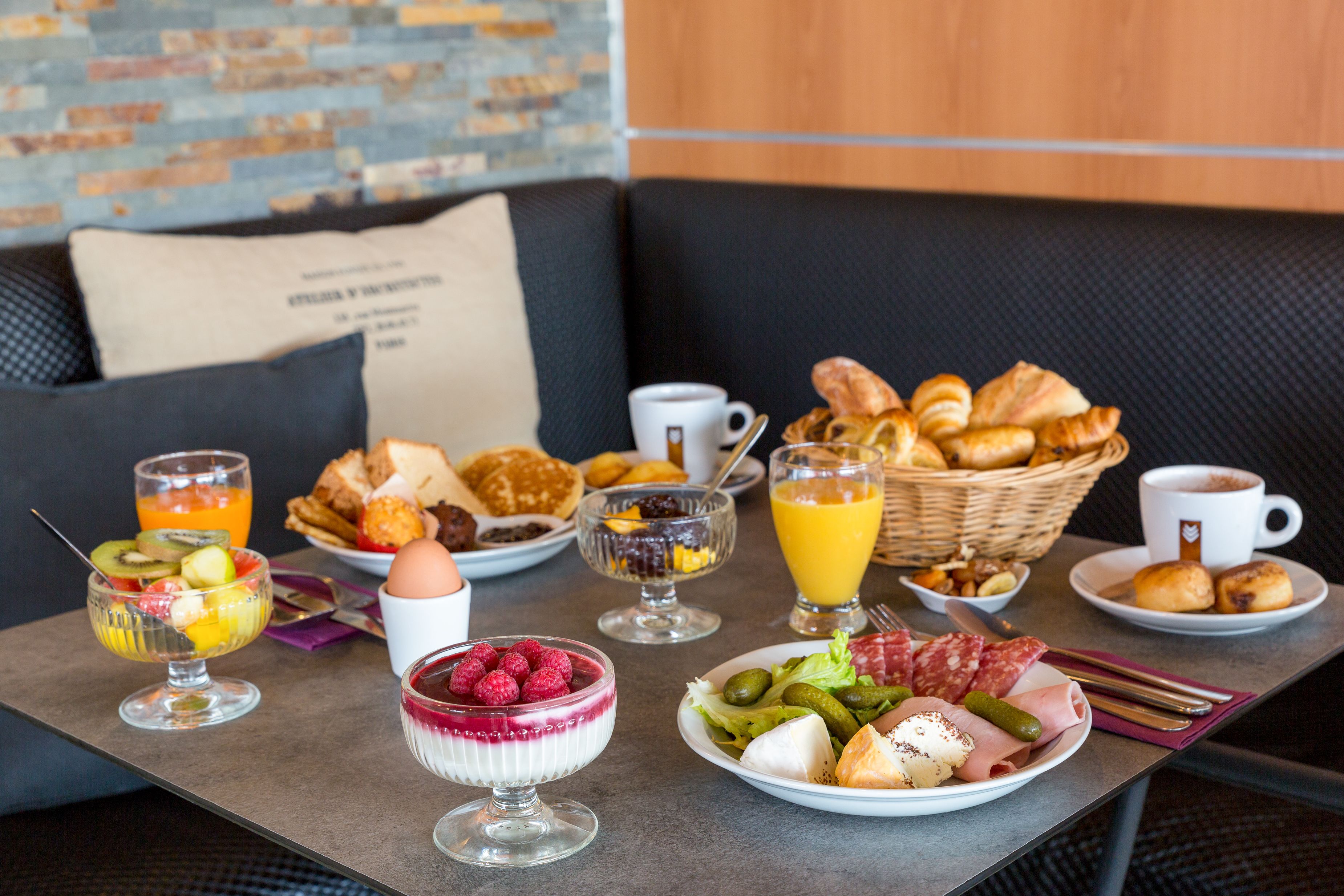 daily buffet breakfast (eur 12.9 per person)