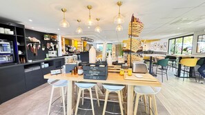 Daily buffet breakfast (EUR 13.90 per person)