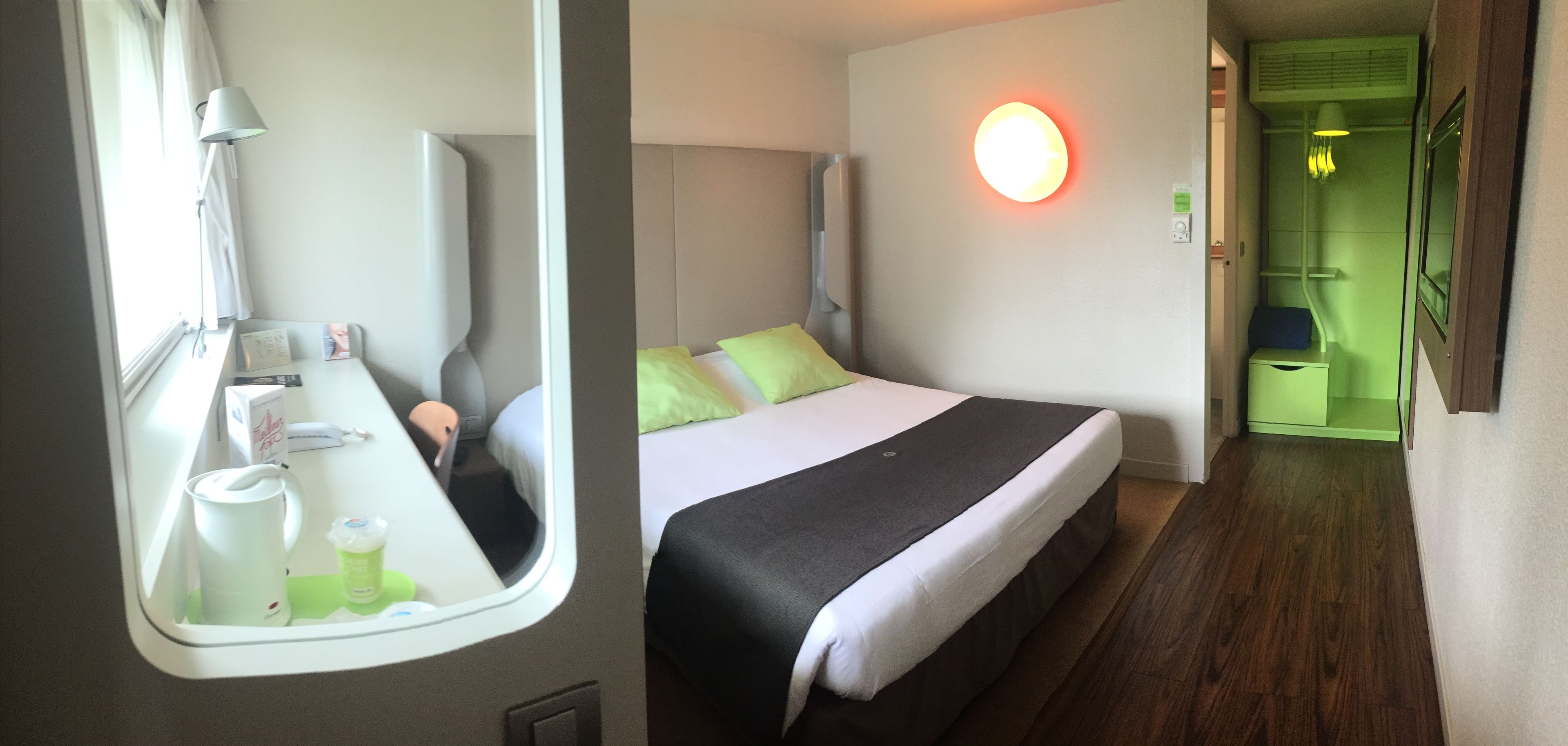 next generation, room, 1 double bed | premium bedding, desk, blackout curtains, iron/ironing board