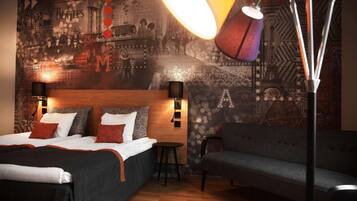 Familjerum (Standard) | Skrivbord, strykjÀrn/strykbrÀda, gratis wi-fi och sÀngklÀder