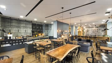 Daily buffet breakfast (EUR 15 per person)