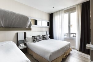 Minibar, in-room safe, desk, blackout curtains