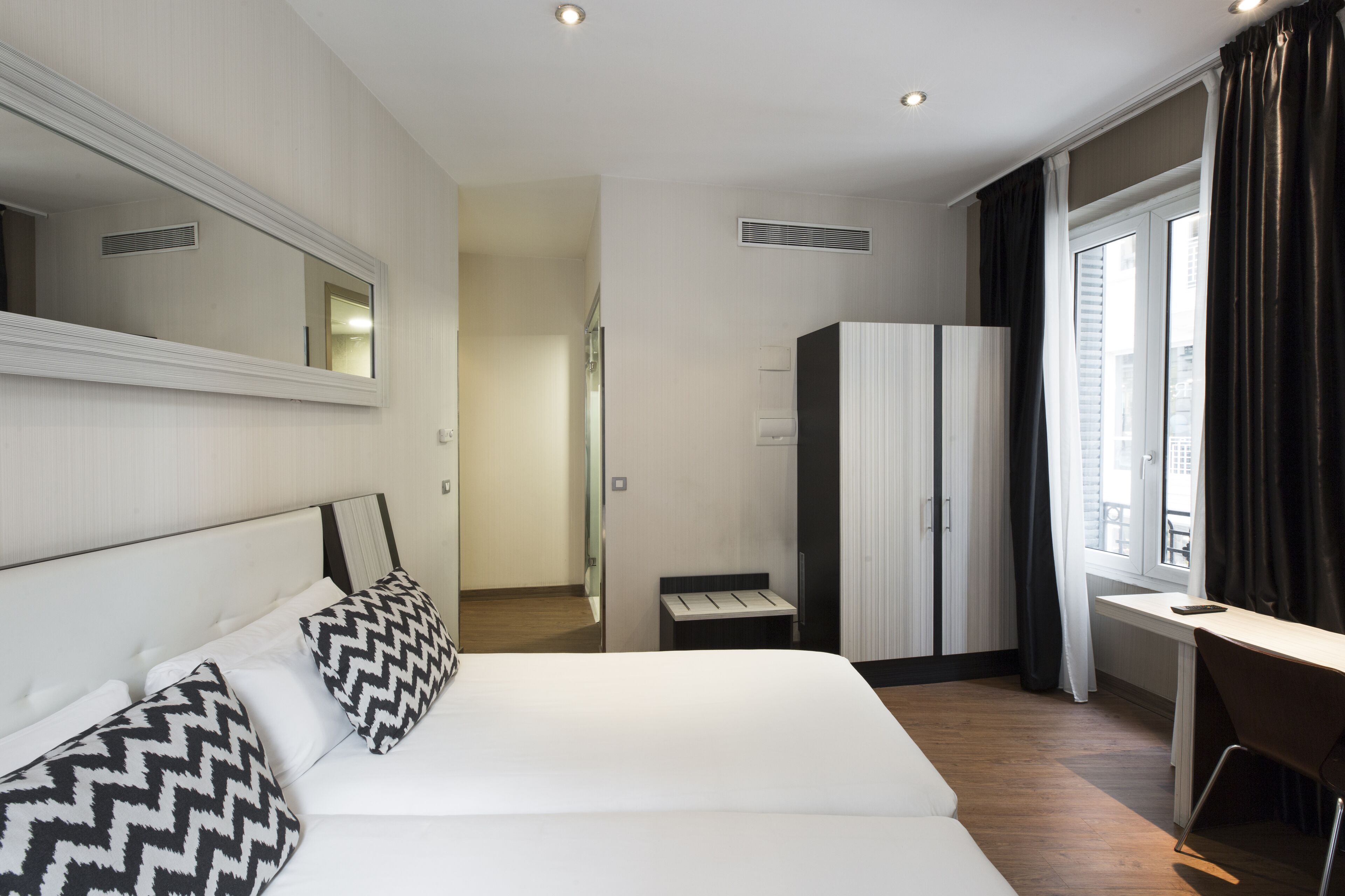 Minibar, in-room safe, desk, blackout drapes
