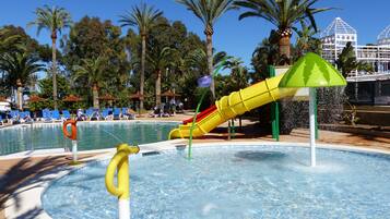 Indoor pool, outdoor pool