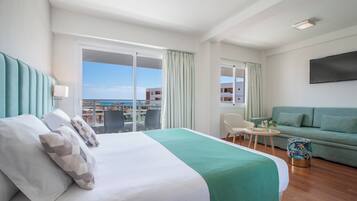 Down comforters, individually decorated, individually furnished, desk