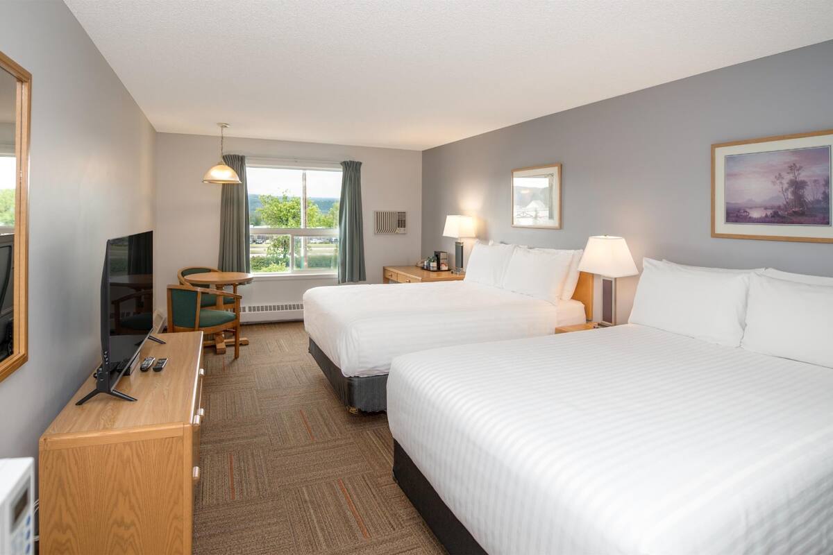 Room, 2 Queen Beds | Desk, iron/ironing board (on request), WiFi, bed sheets