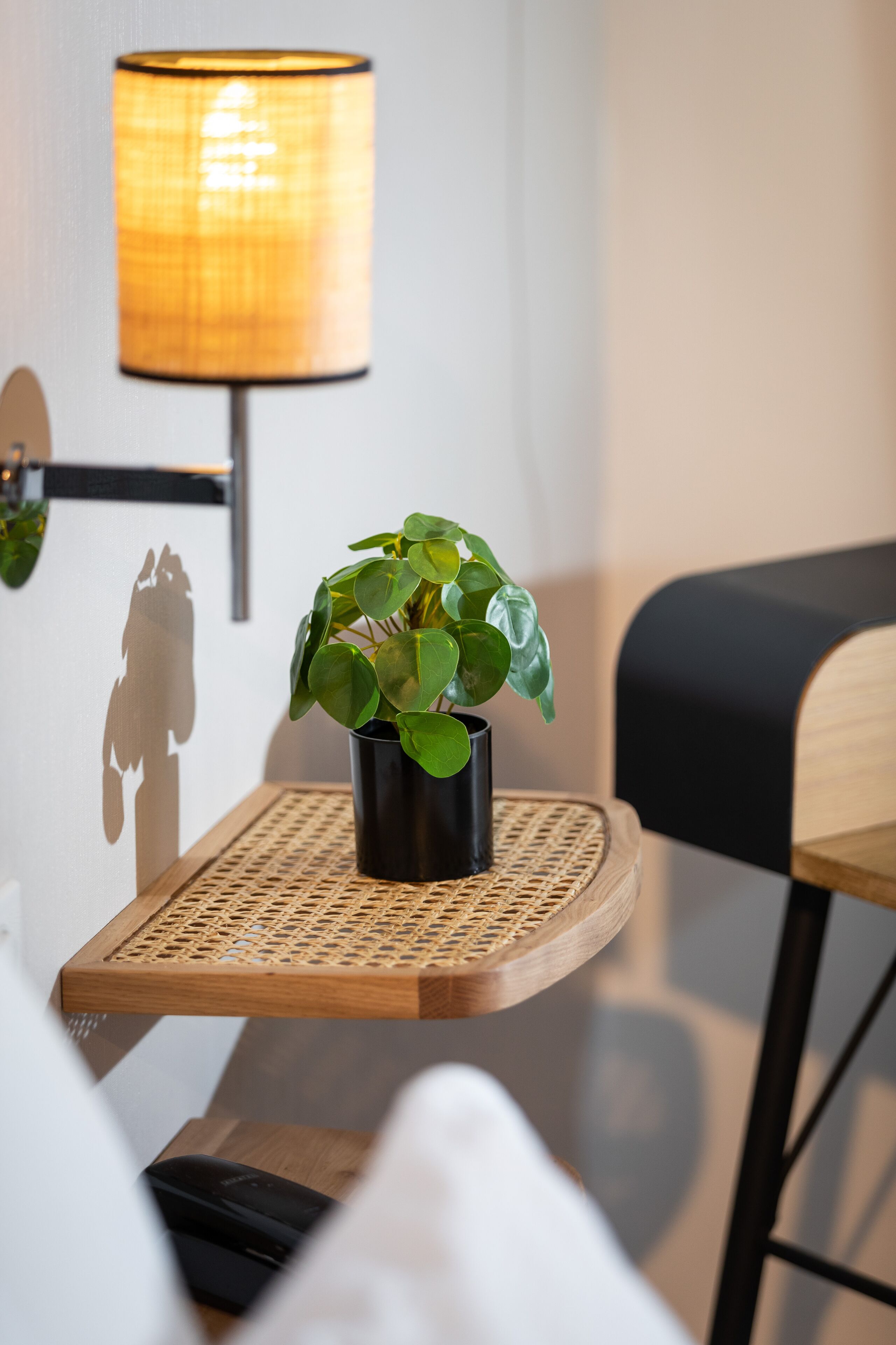 family room | premium bedding, desk, laptop workspace, blackout curtains