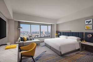 Premium bedding, down comforters, minibar, in-room safe