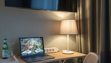 Quarto solteiro | Área de estar