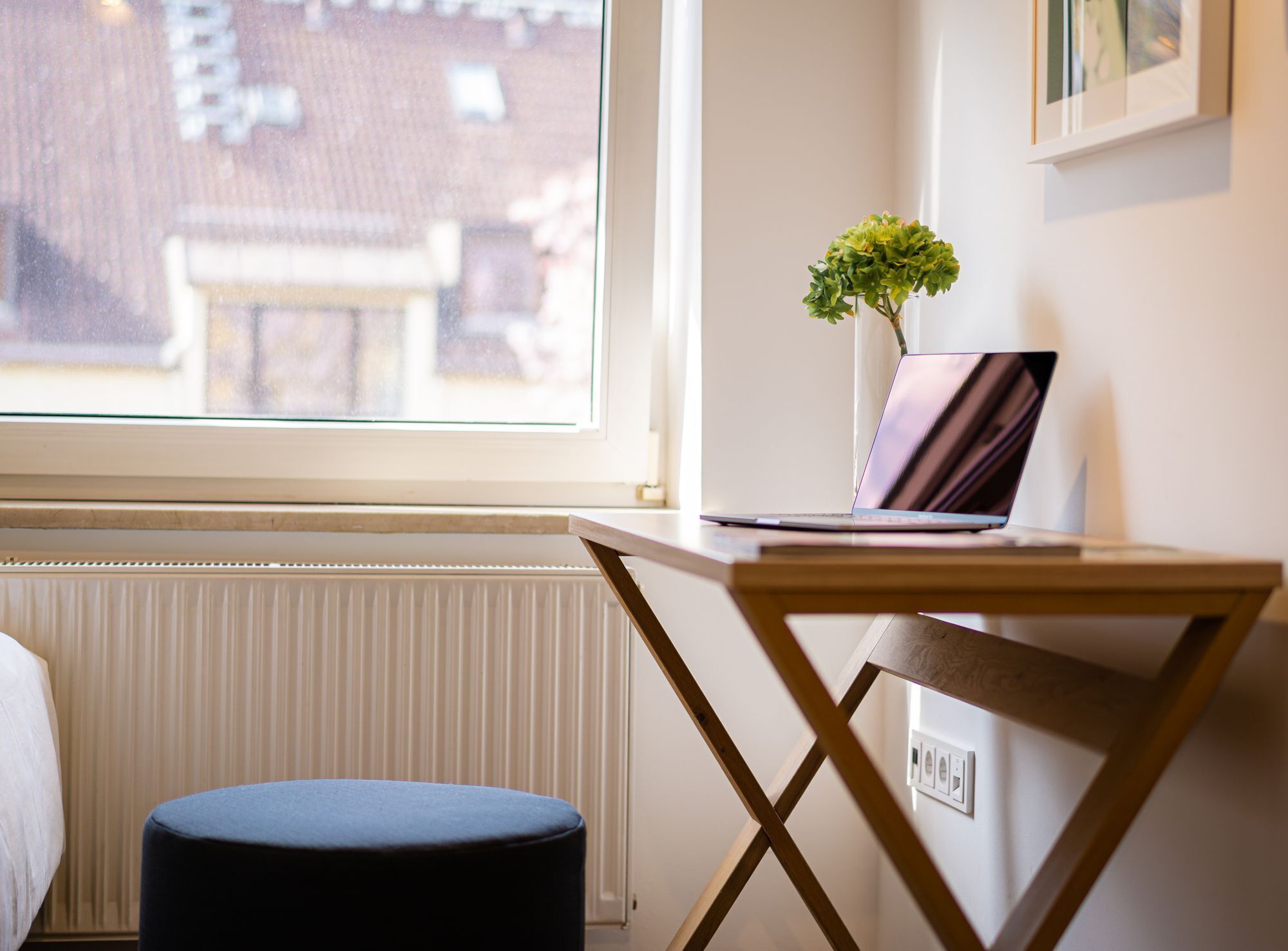 double room economy street view | 1 bedroom, desk, free wifi, bed sheets