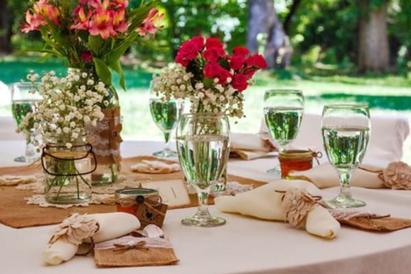 Espace mariage en plein air