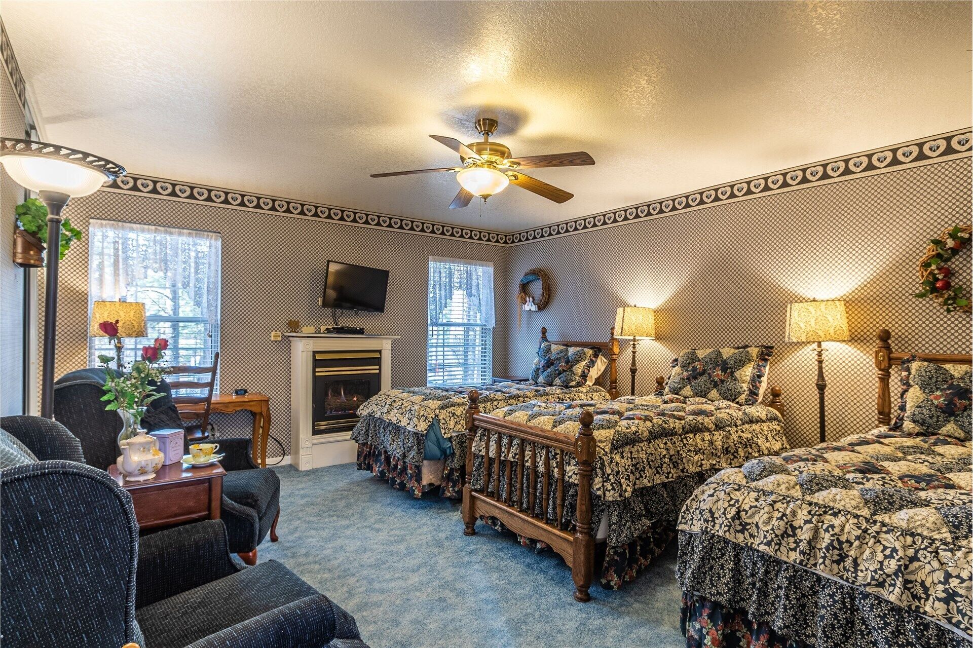 Premium bedding, individually decorated, individually furnished