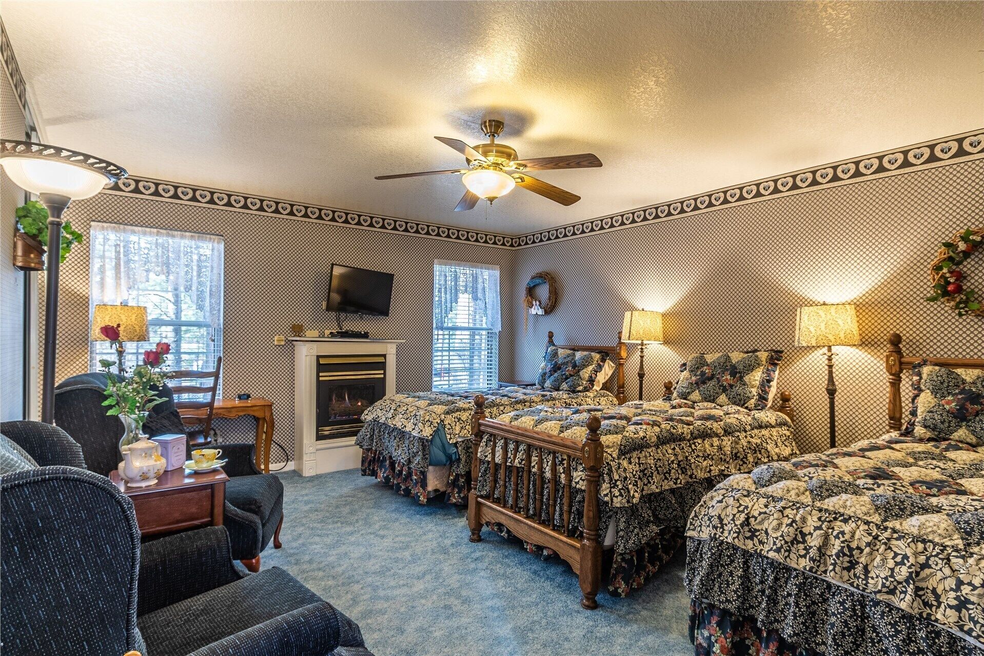 Premium bedding, individually decorated, individually furnished