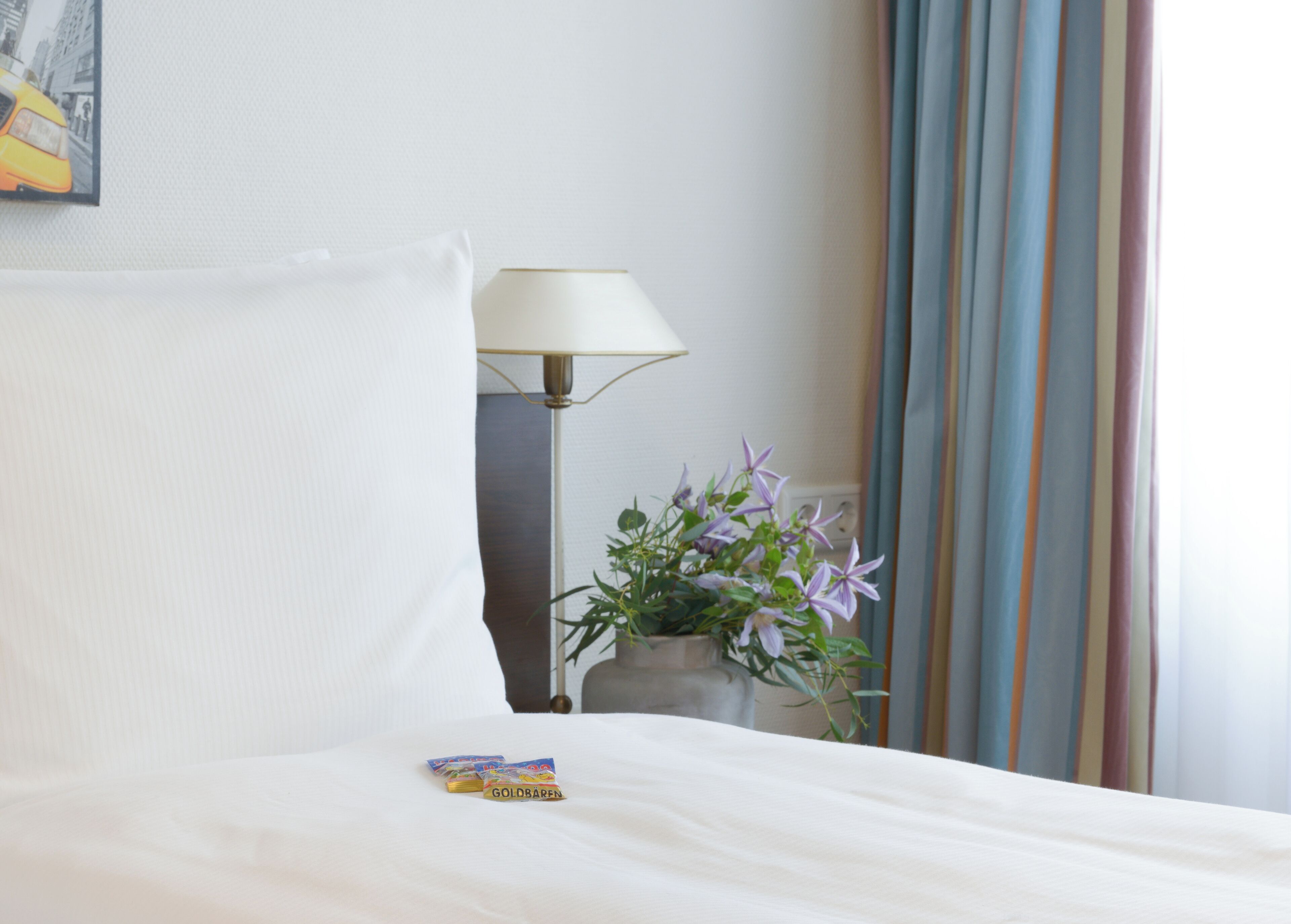 single room | in-room safe, desk, blackout curtains, free wifi