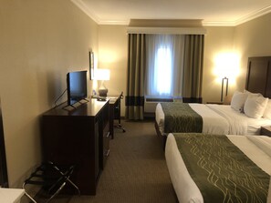 Standard Double Room, 2 Queen Beds, Non Smoking | Desk, blackout drapes, iron/ironing board, free WiFi - Comfort Inn Early Brownwood (Early)