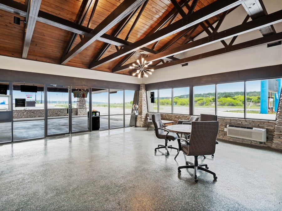 Sala de estar en el lobby