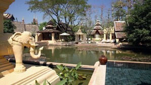 Indoor pool, outdoor pool