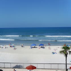 On the beach, beach towels