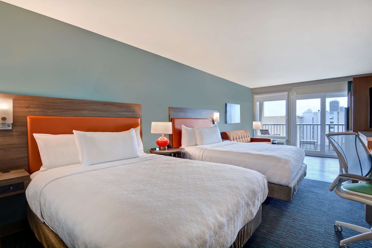 Studio Suite, 2 Queen Beds | 1 bedroom, pillowtop beds, individually decorated