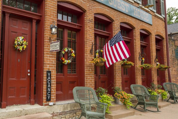 Façade de l’hébergement