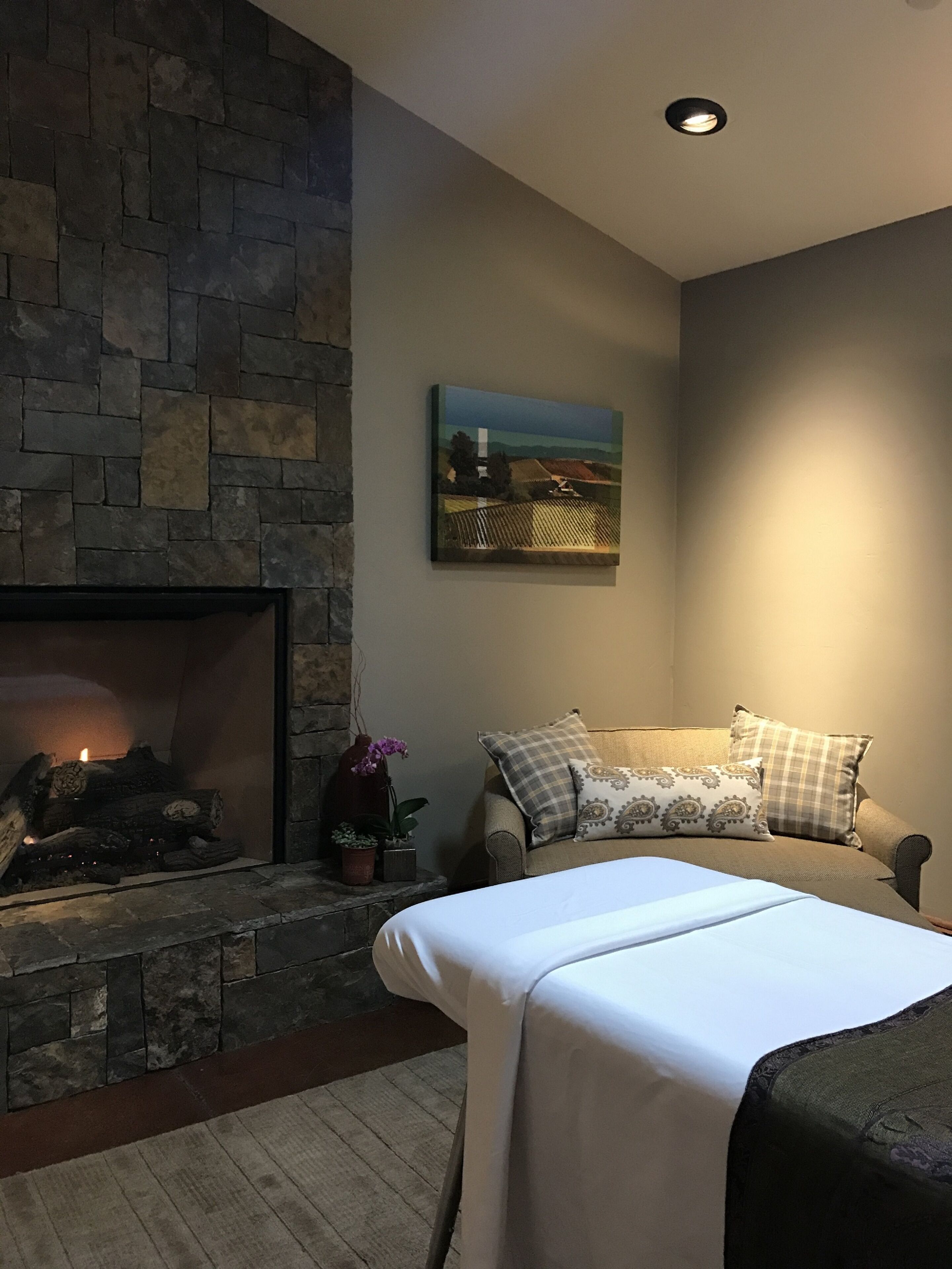 Salas de tratamiento para parejas, aromaterapia