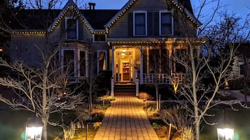 Front of property – evening/night