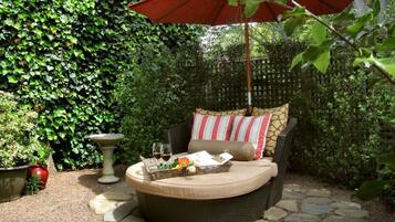 Cottage Deluxe, bagno in camera (Randolph Cottage) | 1 camera, biancheria in cotone egiziano