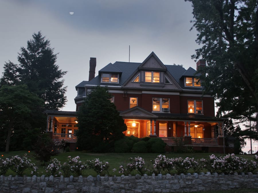 Front of property - evening/night