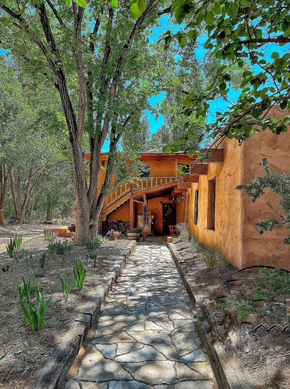 Overnatningsstedets facade