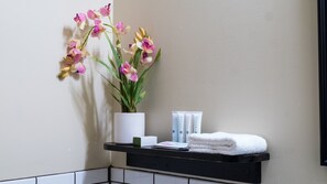 Shower, free toiletries, hair dryer, slippers - La Pensione Inn (Key West)
