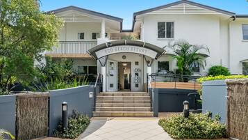 Majoituspaikan julkisivu