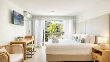 Studio | Työpöytä, silitysrauta/-lauta, vauvansängyt, ilmainen Wi-Fi