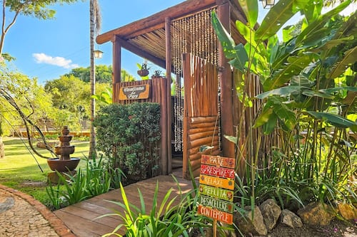 Vista para o jardim