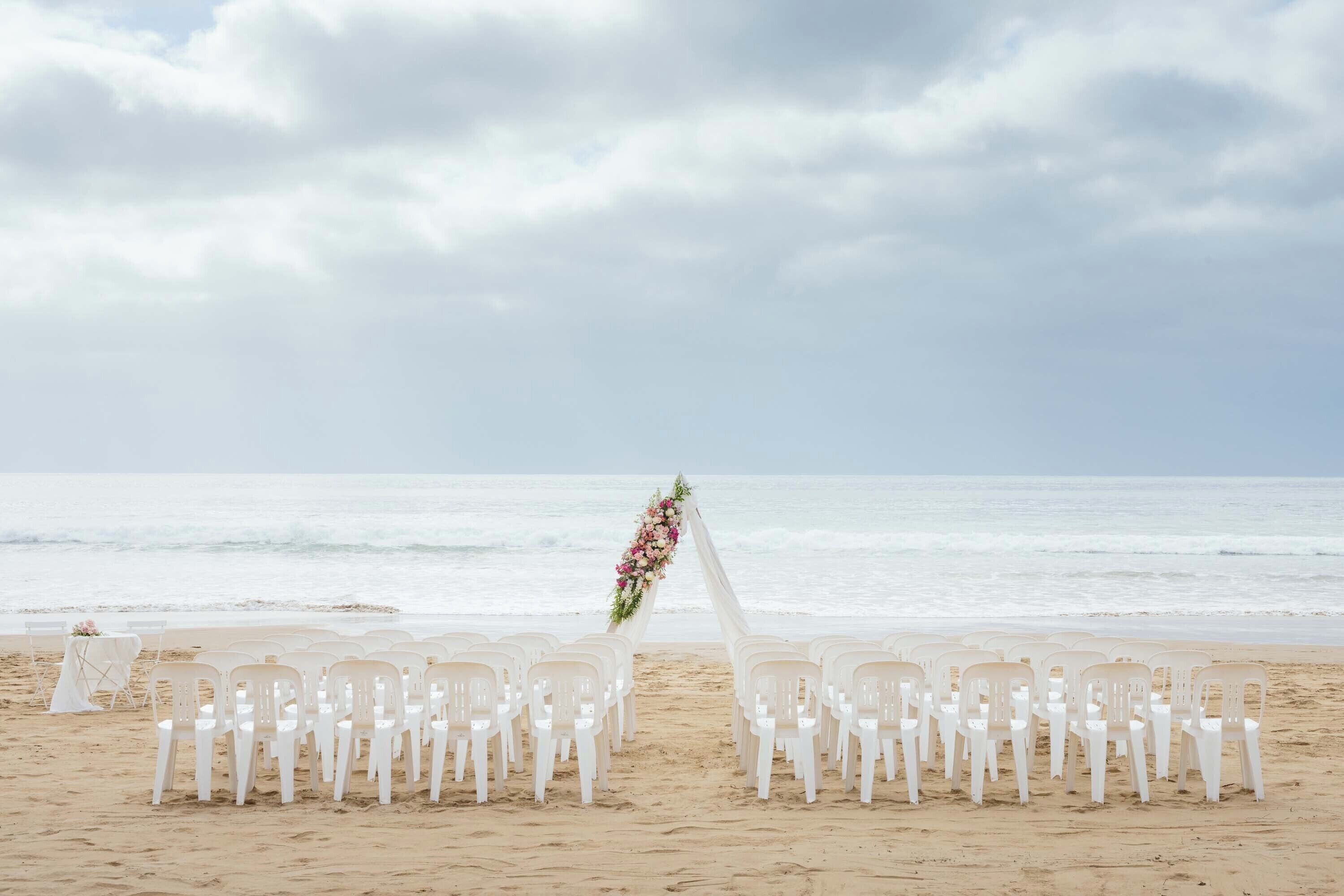 屋外結婚式場