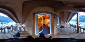 Junior Room, Balcony | View from room - Hotel Stella Montis (Campitello di Fassa)