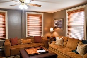 Premium bedding, down comforters, pillowtop beds, individually decorated