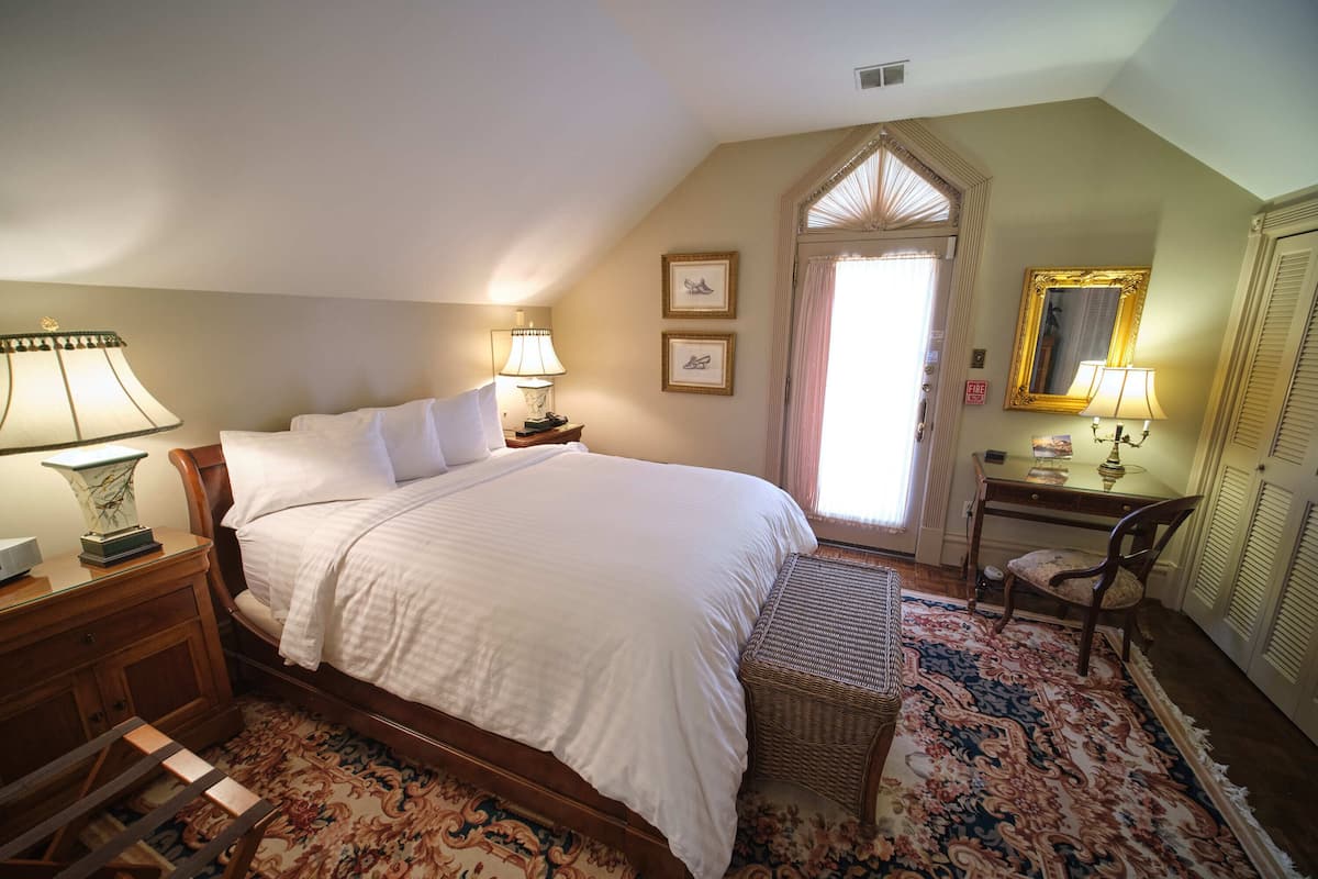 The Northern Spy Suite | Premium bedding, individually decorated, desk, laptop workspace