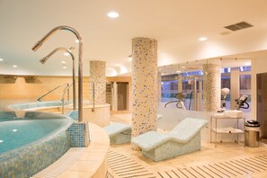 Sauna, poreallas, höyrysauna, turkkilainen sauna, vartalohoitoja