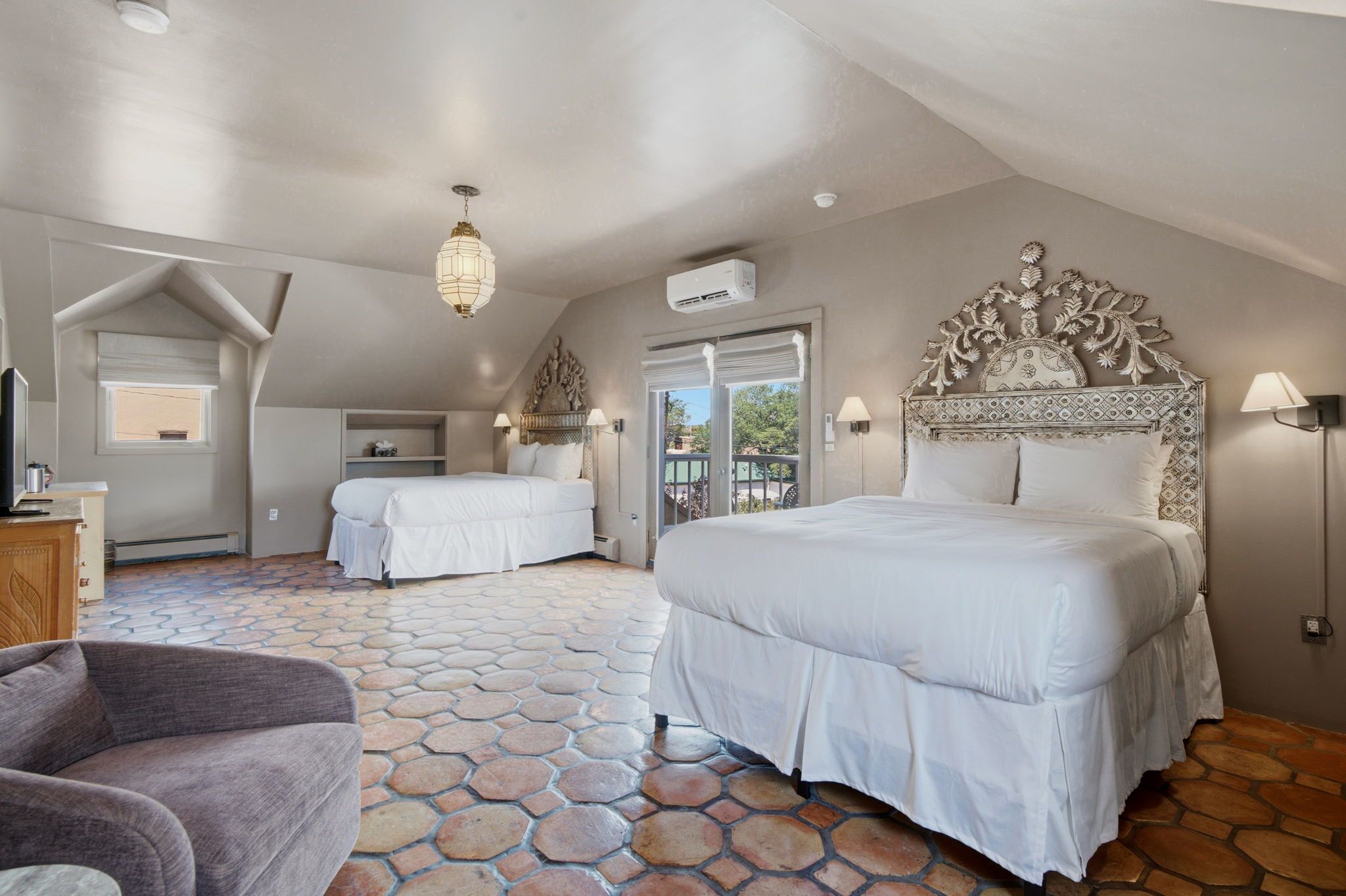 Deluxe-Doppelzimmer, Mehrere Betten, Bergblick