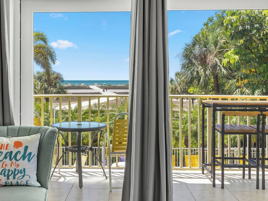 Uitzicht vanuit accommodatie