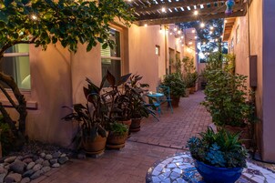 Deluxe Room, 1 King Bed, Fireplace, Garden View | Terrace/patio